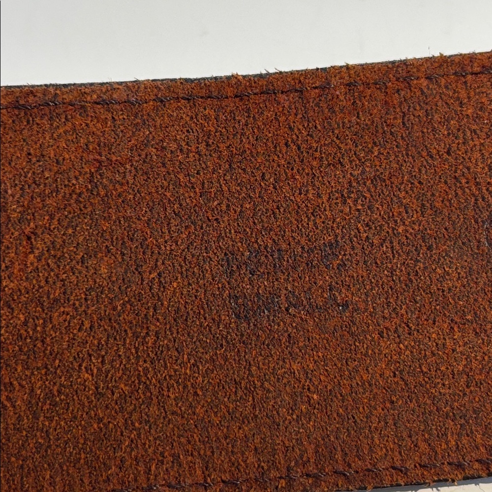 Vintage Bretton’s brown asymmetrical leather belt size small - Picture 9 of 15